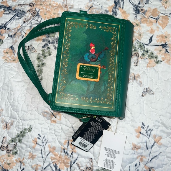 Loungefly Robin Hood Book Crossbody Bag - Picture 4 of 14